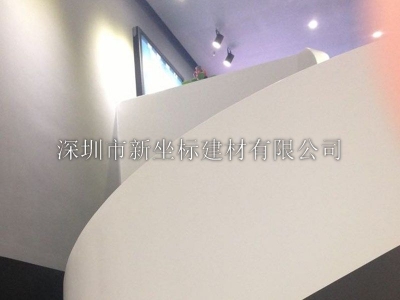 售樓部人造石樓梯扶手及墻面