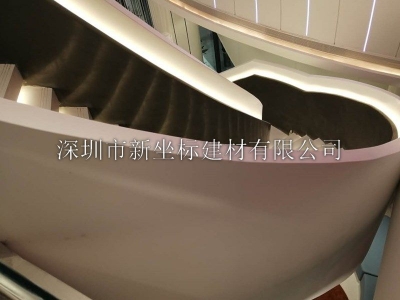 人造石異形旋轉樓梯