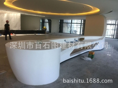 人造石異型前臺熱彎成型