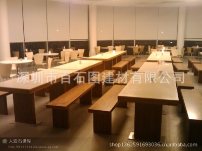 人造石餐廳臺面一體成型
